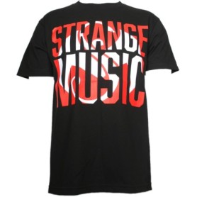 Strange Music - Black Inset S &amp; B T-Shirt