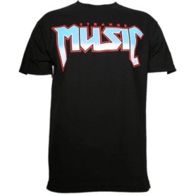 Strange Music - Black Heavy Metal T-Shirt