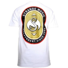 Strange Music - White Oval Label T-Shirt