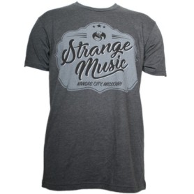 Strange Music - Charcoal Signs Luxury Blend T-Shirt