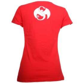 Strange Music - Red Record Ladies T-Shirt