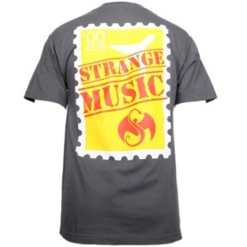 Strange Music - Charcoal EST Stamp T-Shirt