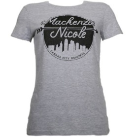 Mackenzie Nicole - Athletic Heather Arrow Ladies T-Shirt