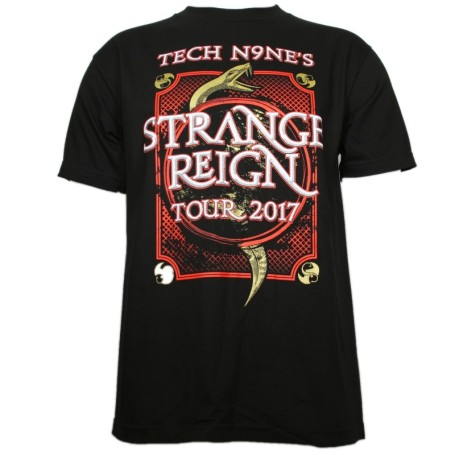 Tech N9ne - Black Strange Reign Tour T-Shirt