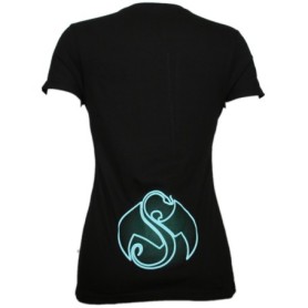 Mackenzie Nicole - Black Neon Logo Ladies T-Shirt