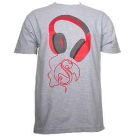 Strange Music - Athletic Heather Headphones T-Shirt