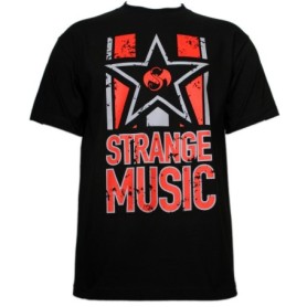 Strange Music - Black Star T-Shirt