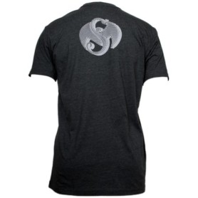 Strange Music - Charcoal Line Text Luxury Blend T-Shirt