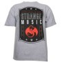 Strange Music - Athletic Heather Star Panel T-Shirt