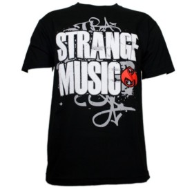 Strange Music - Black Scribble T-Shirt