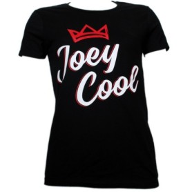 Joey Cool - Black Text Ladies T-Shirt