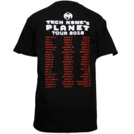 Tech N9ne - Black Planet Tour 2018 T-Shirt