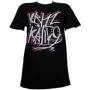 Krizz Kaliko - Black Spider Text Ladies T-Shirt