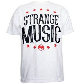 Strange Music - White Stars T-Shirt