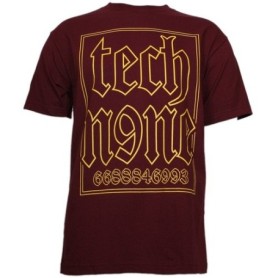 Tech N9ne - Burgundy Frame T-Shirt