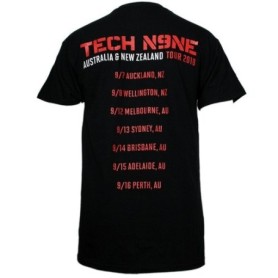 Tech N9ne - Black AU/NZ Tour 2018 T-Shirt