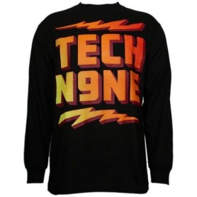 Tech N9ne - Black 3D Long Sleeve T-Shirt