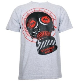Strange Music - Athletic Heather Gas Mask T-Shirt