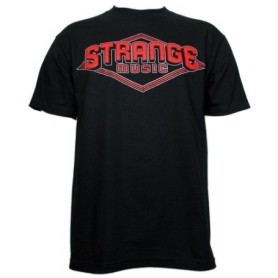 Strange Music - Black Embossed T-Shirt