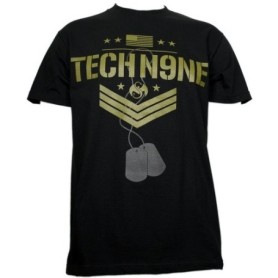 Tech N9ne - Black Dog Tags T-Shirt
