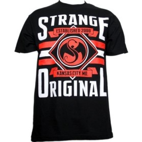 Strange Music - Black Modern Crest T-Shirt