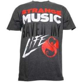 Strange Music - Charcoal Saved My Life T-Shirt
