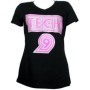 Tech N9ne - Black Pink 9 Ladies V-Neck T-Shirt