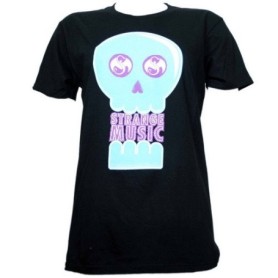 Strange Music - Black Balloon Skull Ladies T-Shirt