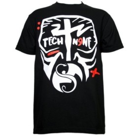 Tech N9ne - Black Facepaint Cross T-Shirt