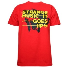Strange Music - Red It Goes Up Backwards T-Shirt