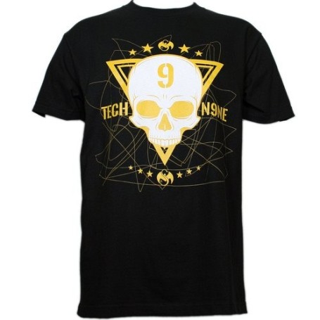 Tech N9ne - Black Scribble Skull T-Shirt