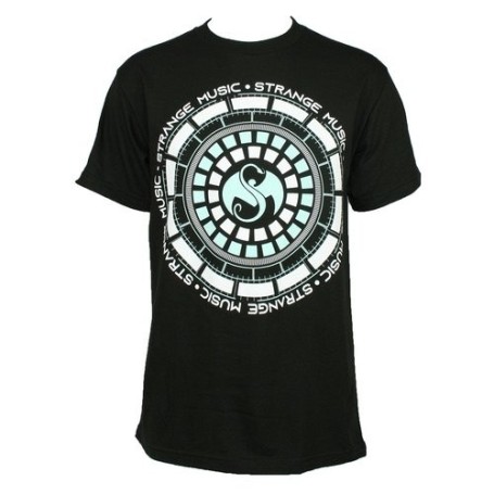 Strange Music - Black Modern Mosaic T-Shirt