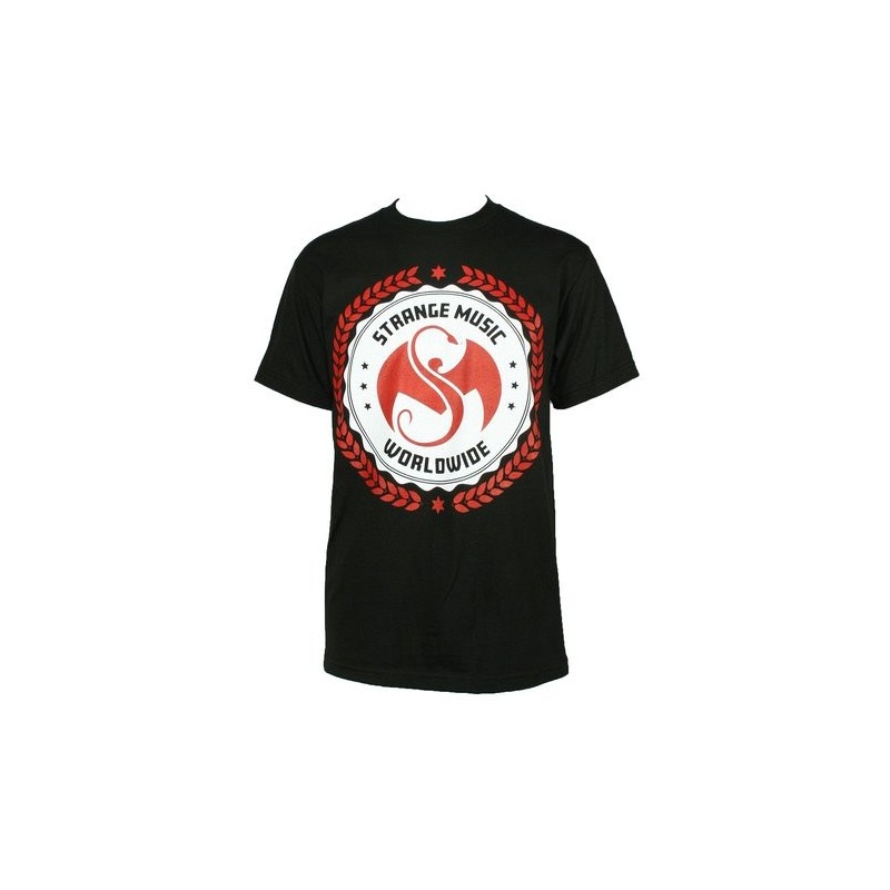 Strange Music Black Worldwide T Shirt