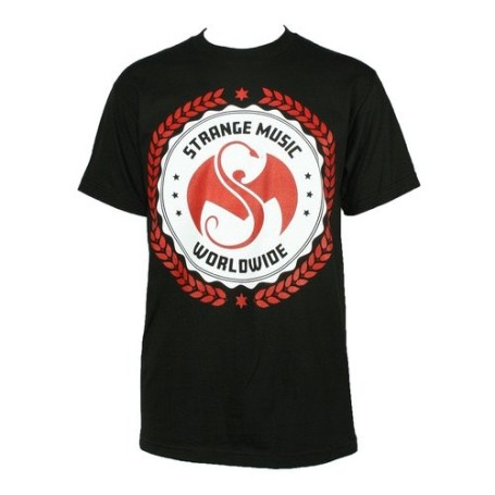 Strange Music - Black Worldwide T-Shirt