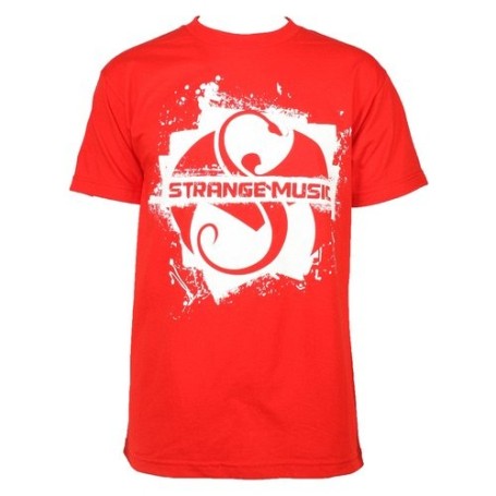 Strange Music - Red Street Stencil T-Shirt