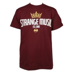 Strange Music - Burgundy Crown T-Shirt