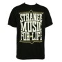 Strange Music - Black For Life T-Shirt