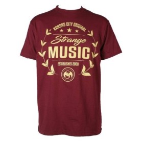 Strange Music - Burgundy KC Originals T-Shirt