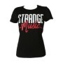 Strange Music - Black Script Ladies T-Shirt