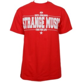 Strange Music - Red Fan For Life T-Shirt