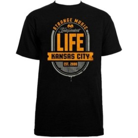 Strange Music - Black Independent Life T-Shirt