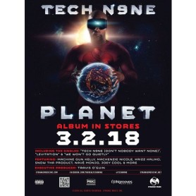 Tech N9ne - Planet Poster 18" x 24"