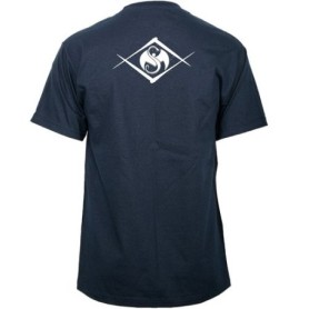 Strange Music - Navy Graffiti Brush T-Shirt