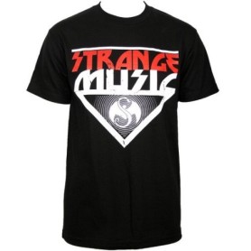 Strange Music - Black Crackle T-Shirt
