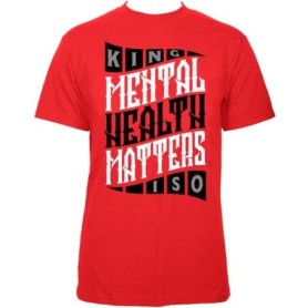 King ISO - Red Mental Health Matters T-Shirt