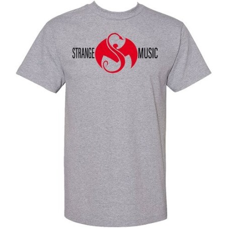 Strange Music - Gray Strange Text T-Shirt