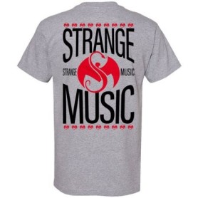 Strange Music - Gray Strange Text T-Shirt