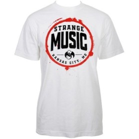Strange Music - White Circle Splatter T-Shirt