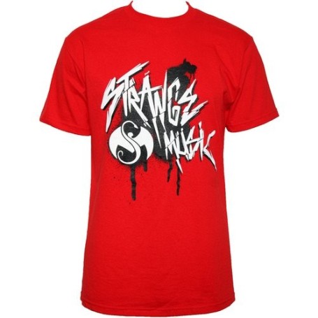 Strange Music - Red Shattered T-Shirt