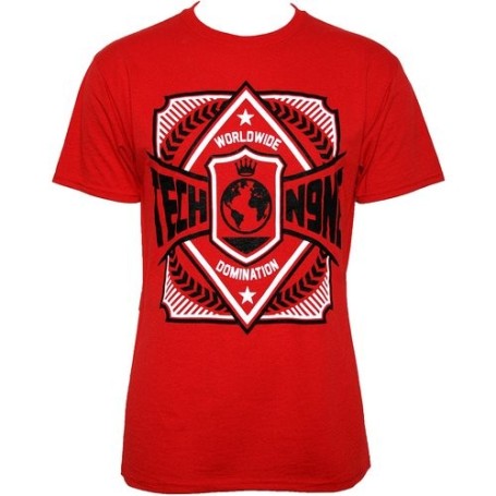 Tech N9ne - Red Worldwide Domination T-Shirt